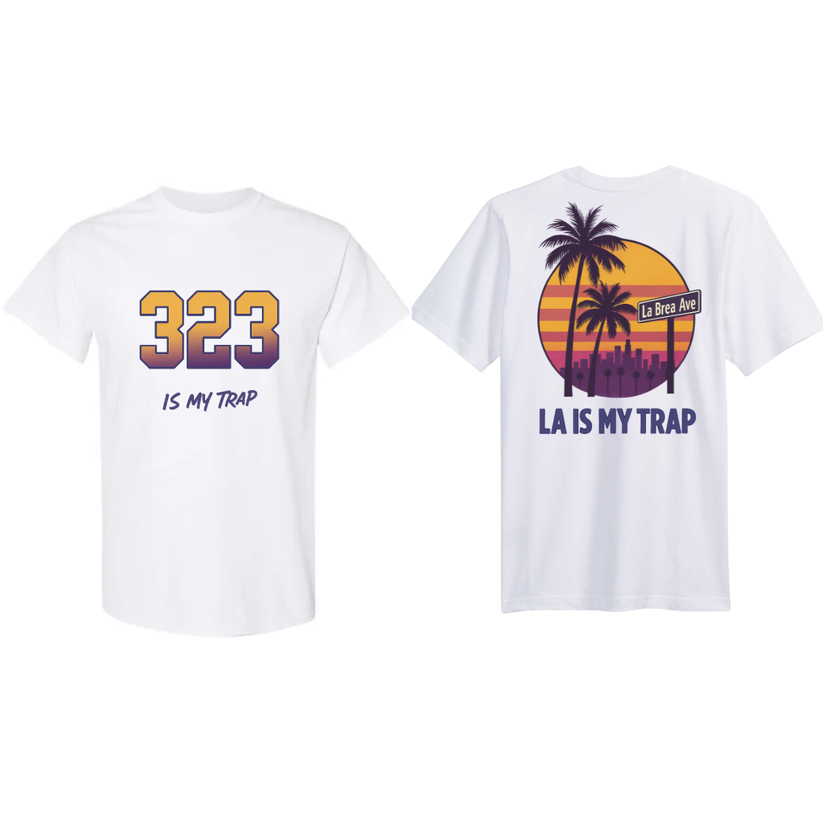 323 IS MY TRAP® — LA Area Code Streetwear Tee | Los Angeles Graphic Shirt (Unisex)