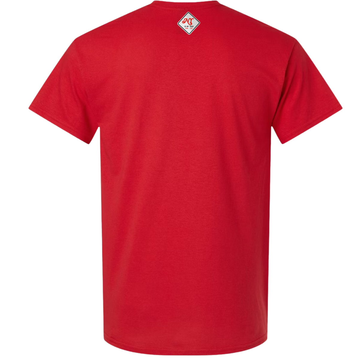 red EIPD puff print streetwear t-shirt by NY IS MY TRAP® – Everyday Is Payday urban fashion in black Bella+Canvas tee