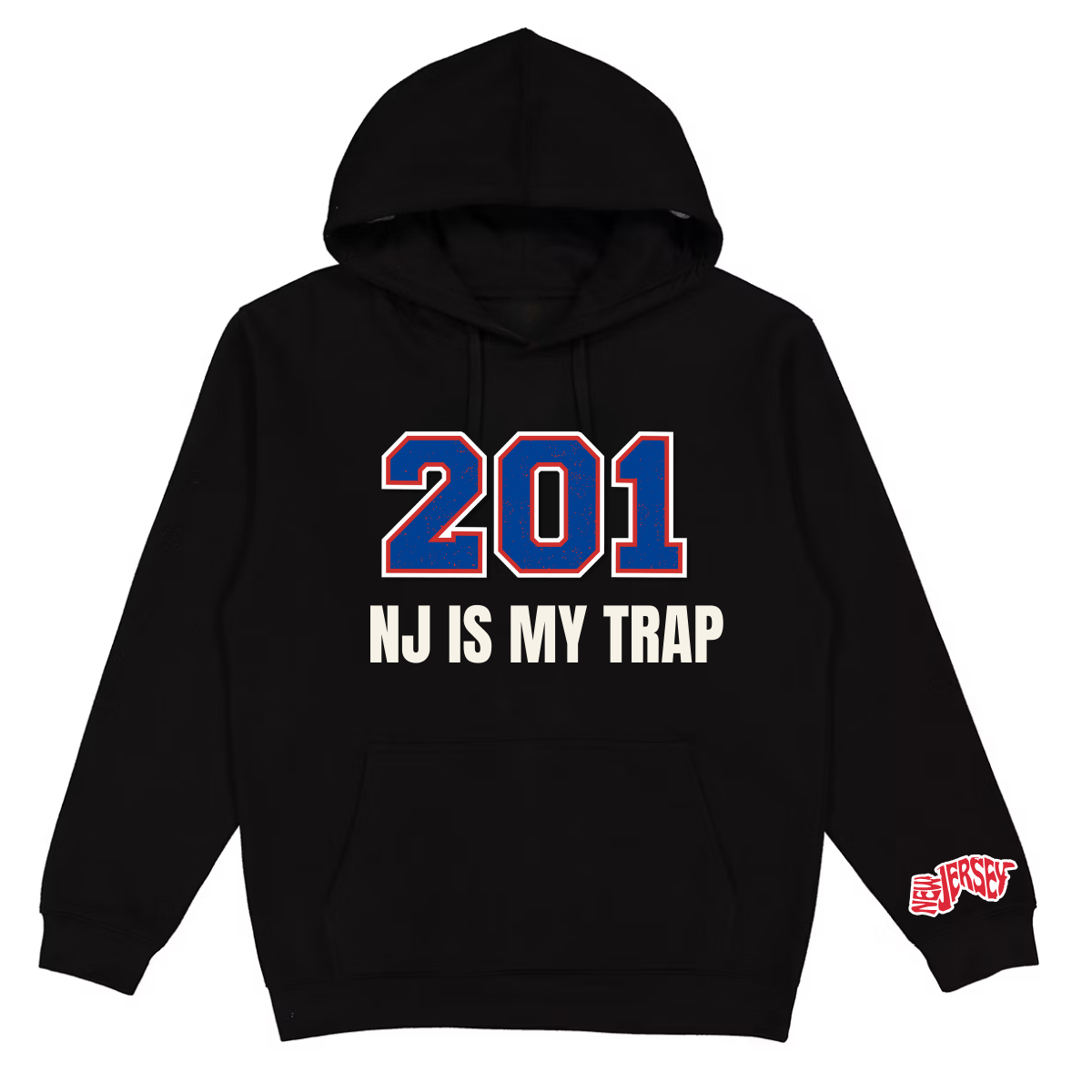 New Jersey Area Code Hoodie – NJ Streetwear | NY IS MY TRAP®