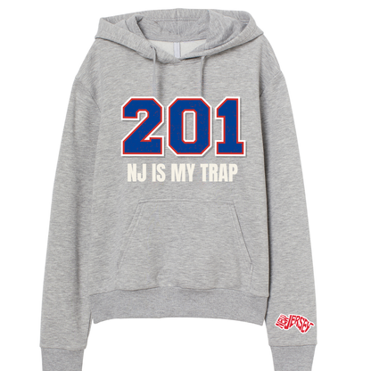 New Jersey Area Code Hoodie – NJ Streetwear | NY IS MY TRAP®